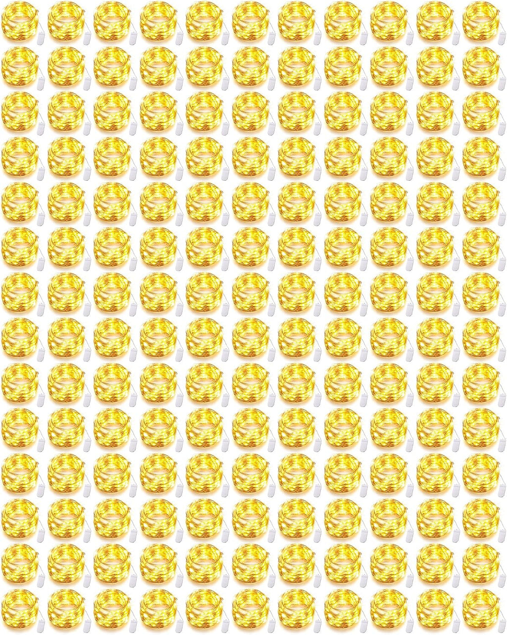 Riakrum 100 Pack Fairy Lights Battery Operated 7ft 20 LED,Warm