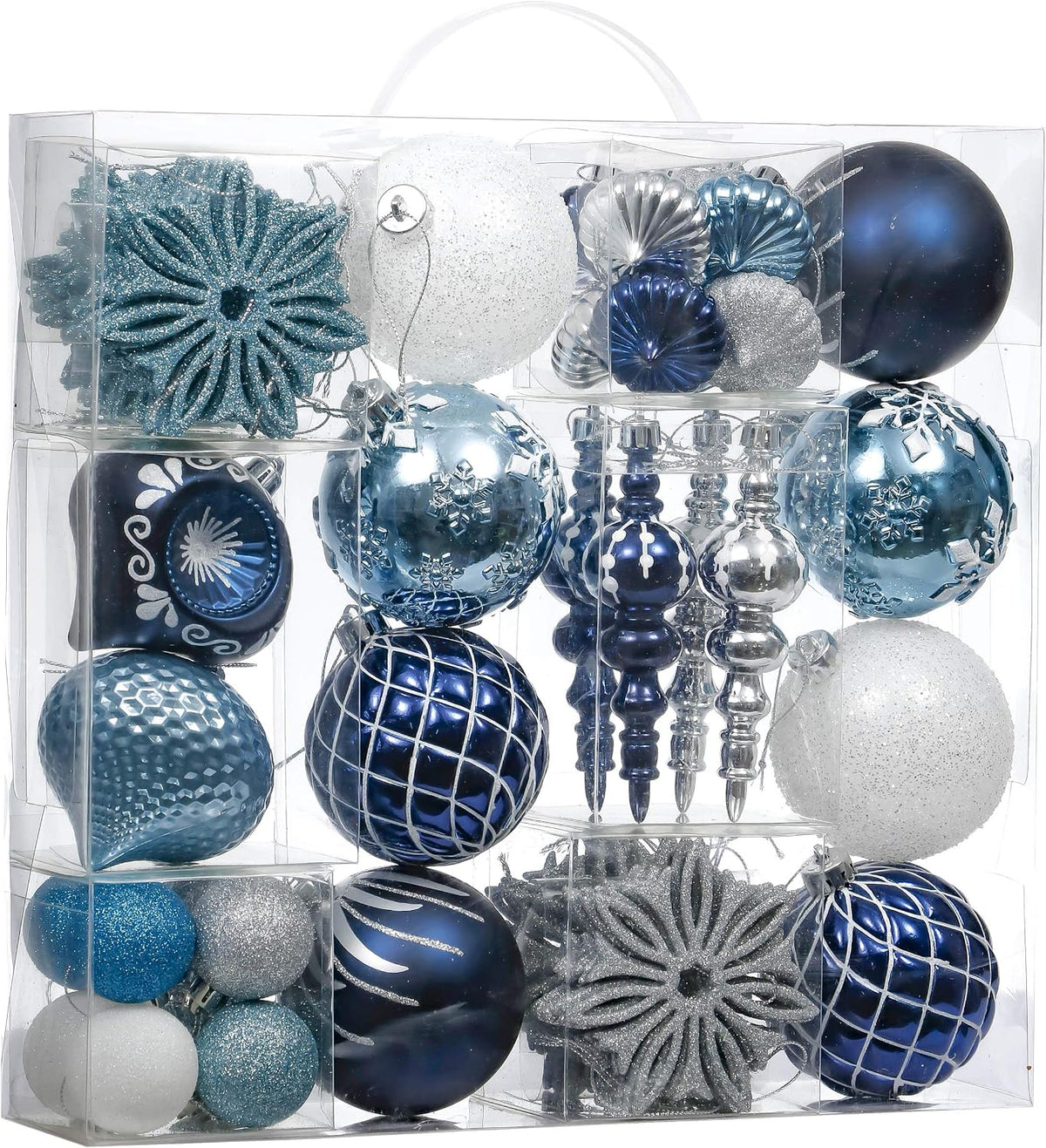 Valery Madelyn 70ct Christmas Tree Decorations Ball Ornaments Set