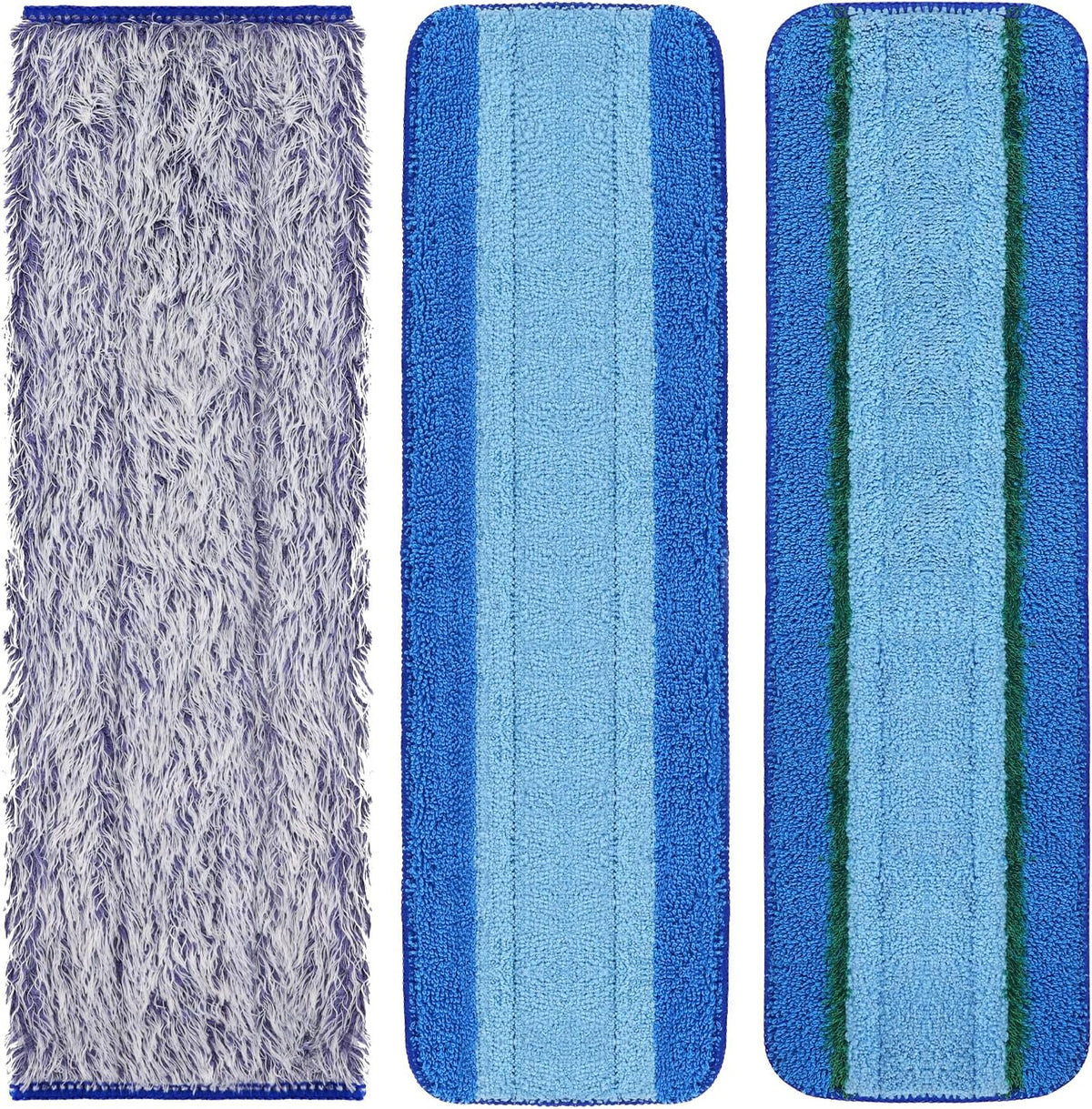 AIAKO Microfiber Replacement Mop Pads for Bona Hardwood Floor, 3 Pack
