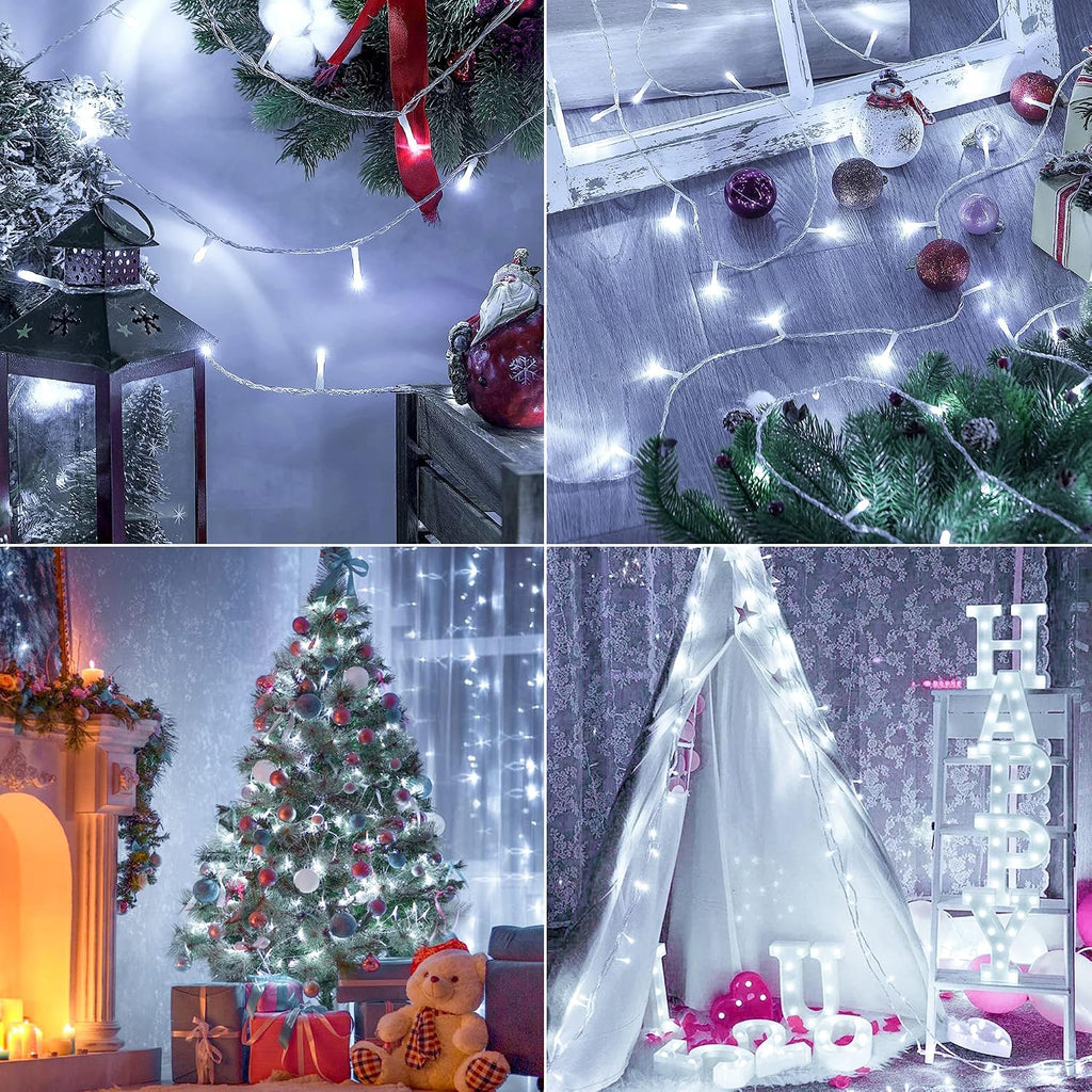 YOUNGAR 98 FT String Lights Indoor Outdoor,200 LED Christmas Lights
