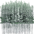 Giegxin 300 Pcs Artificial Eucalyptus Stems, Greenery Decor, Dark Green
