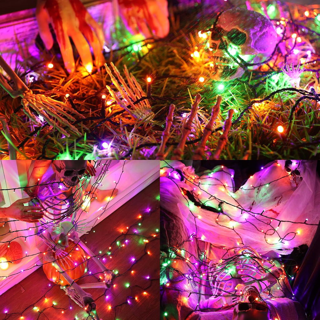 Halloween Lights Indoor, 82ft 200 LED Halloween String Lights with 8 Modes