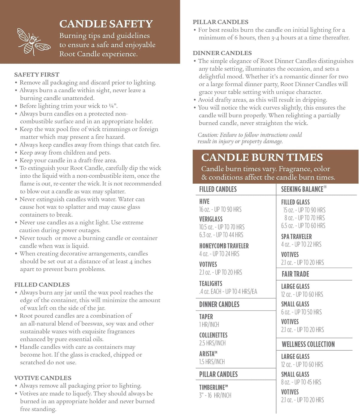 Root Candles 12-Count Unscented Taper Candles Smooth Hand-Dipped Dripless Beeswax Enhanced Boxed Candle Set, 12-Inch, Taupe