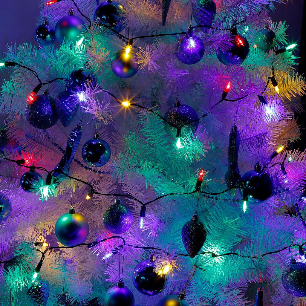 Joliyoou 16Ft 50LEDs Christmas Mini String Lights, 2 Packs
