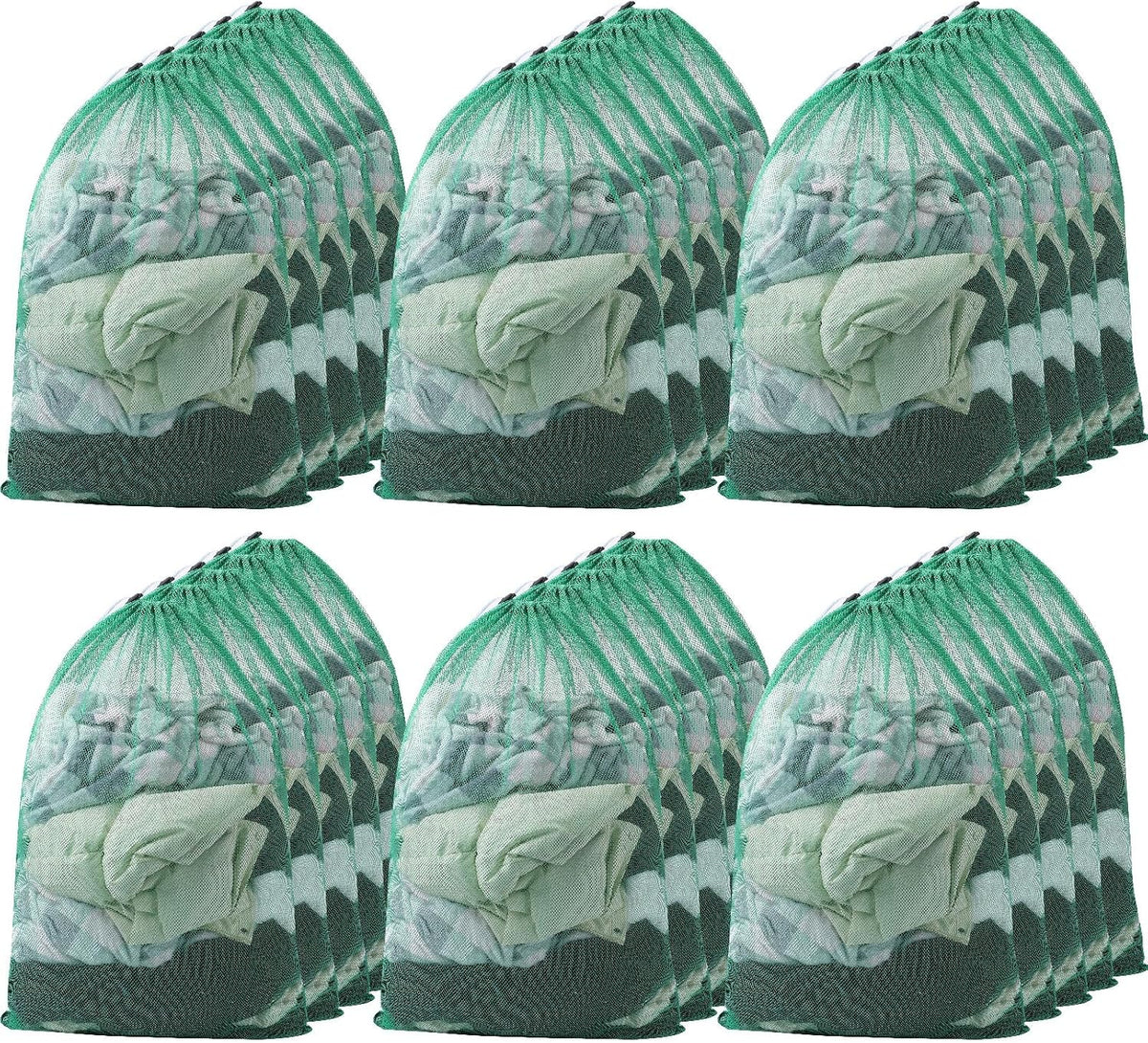 Berlune 30 Pack Large Mesh Laundry Bags