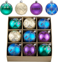 Valery Madelyn 9ct Christmas Ball Ornaments Tree Decorations Set 2.76 Inch