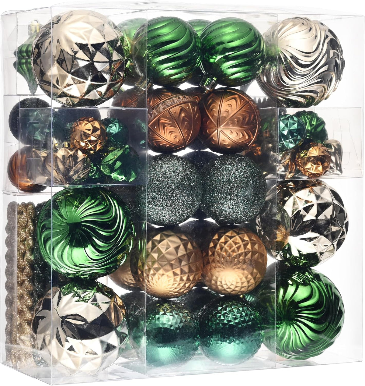Valery Madelyn 100ct Christmas Tree Decorations Ball Ornaments Set