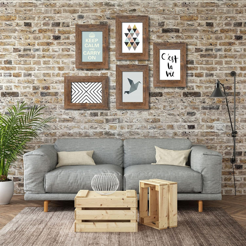 4x6 Wooden Picture Frames with Real Tempered Glass