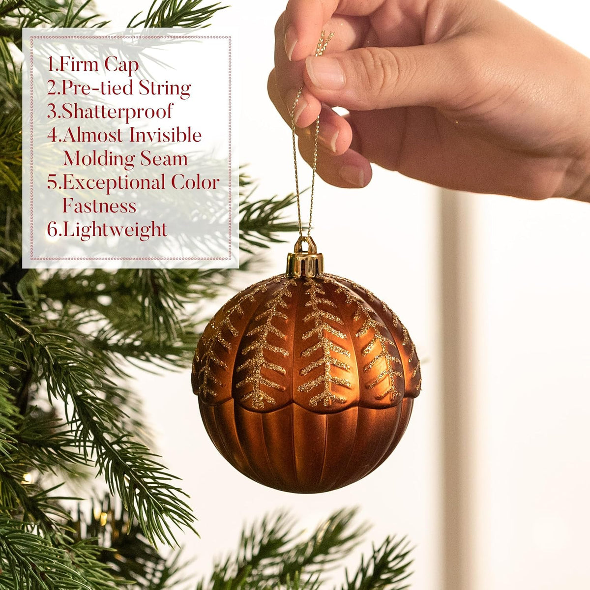 Valery Madelyn 16ct Christmas Tree Decorations Ball Ornaments 3.15 Inches