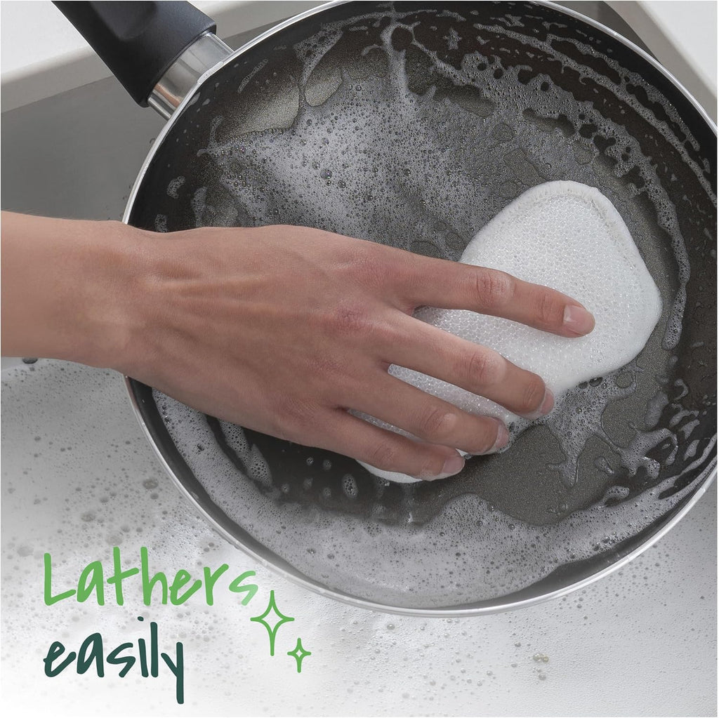 Scotch-Brite Greener Clean Dual Action Scrub & Wipe, Dish Cloth, 2 Pack