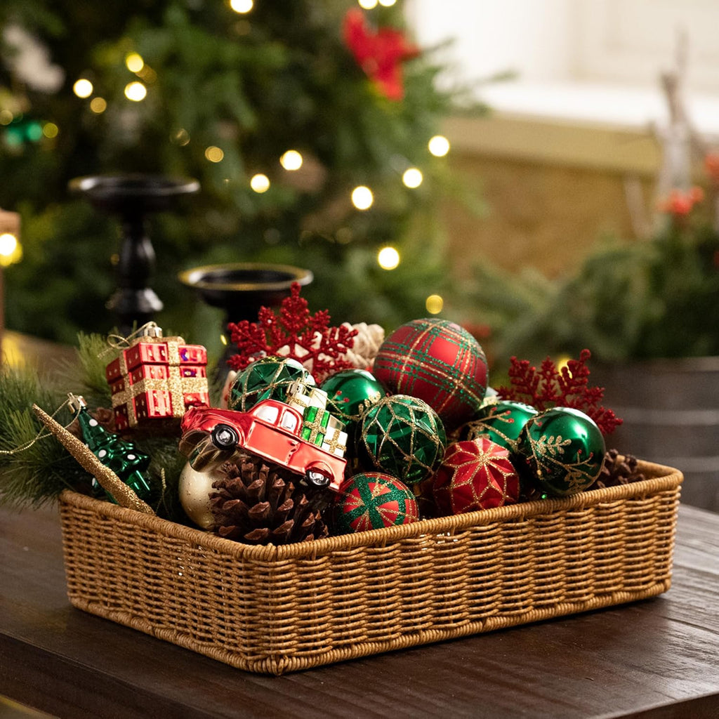 Valery Madelyn 155ct Christmas Tree Decorations Ball Ornaments Set