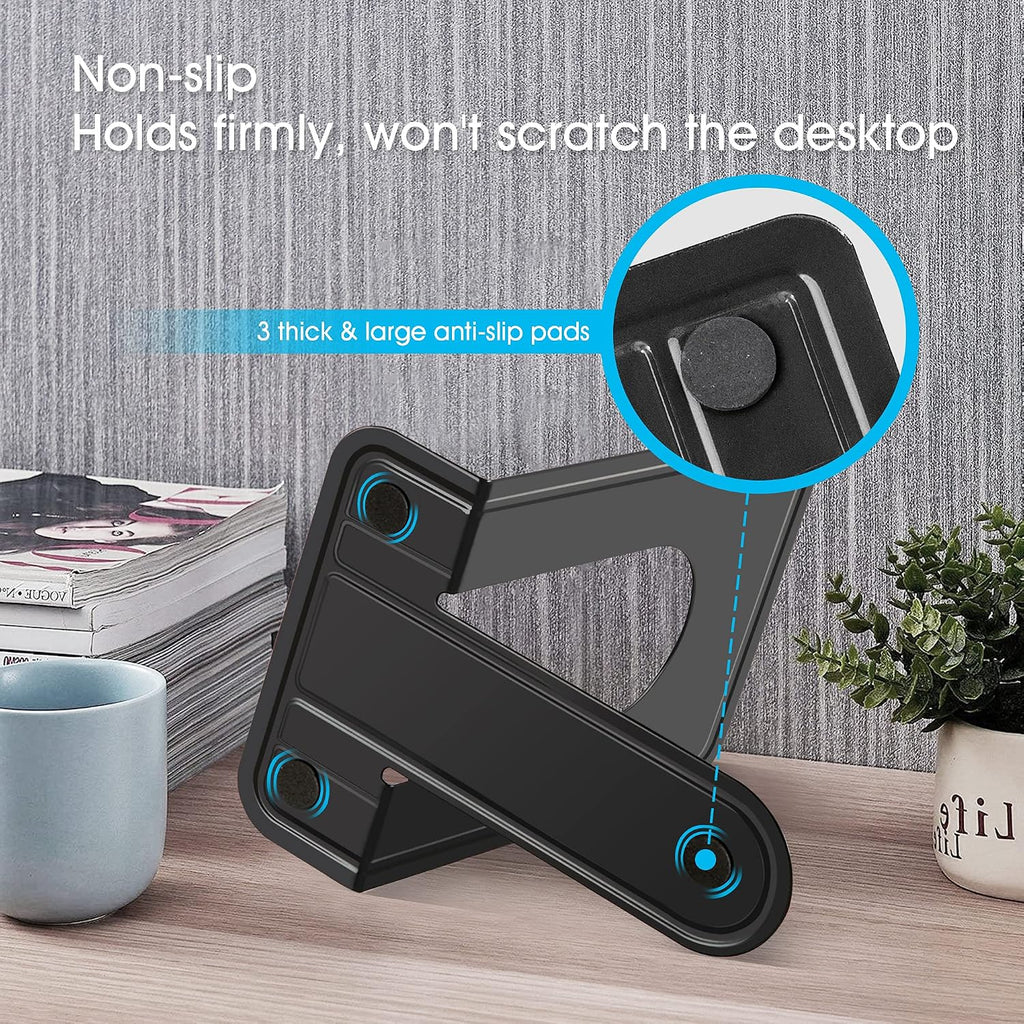 HappyHapi Bookends, Book Ends, Metal Bookends for Shelves, Non-Skid Book End Supports, Heavy Duty Book Holders for Office Kitchen Home Library, 5.7X 4.9 X 6.5 in