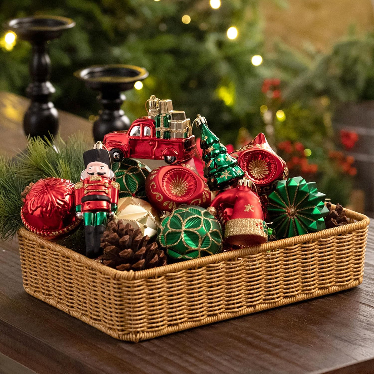 Valery Madelyn 80ct Christmas Tree Decorations Ball Ornaments Set