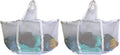 Large Soft Nylon Mesh Laundry Basket with Handles Portable and Collapsible For Dirty and Clean Laundry Home Travel College Dorm Also Ideal For Toys and Sporting Goods (Pack of 2)