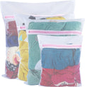 Vivifying Mesh Laundry Bags, 4 Pack, 3 Sizes, Polyester Wash Bags