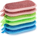 Non Scratch Scrub Sponge-6pack, Dual-Sided Sponges Kitchen(M, 3 Color)