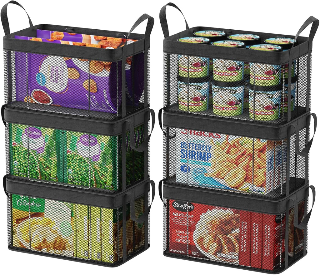 iSPECLE Chest Freezer Organizer - Large Baskets for 5 to 7 Cu.Ft, 6 Pack