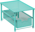 Simple Houseware Stackable Under Sink Sliding Basket Drawer, Turquoise