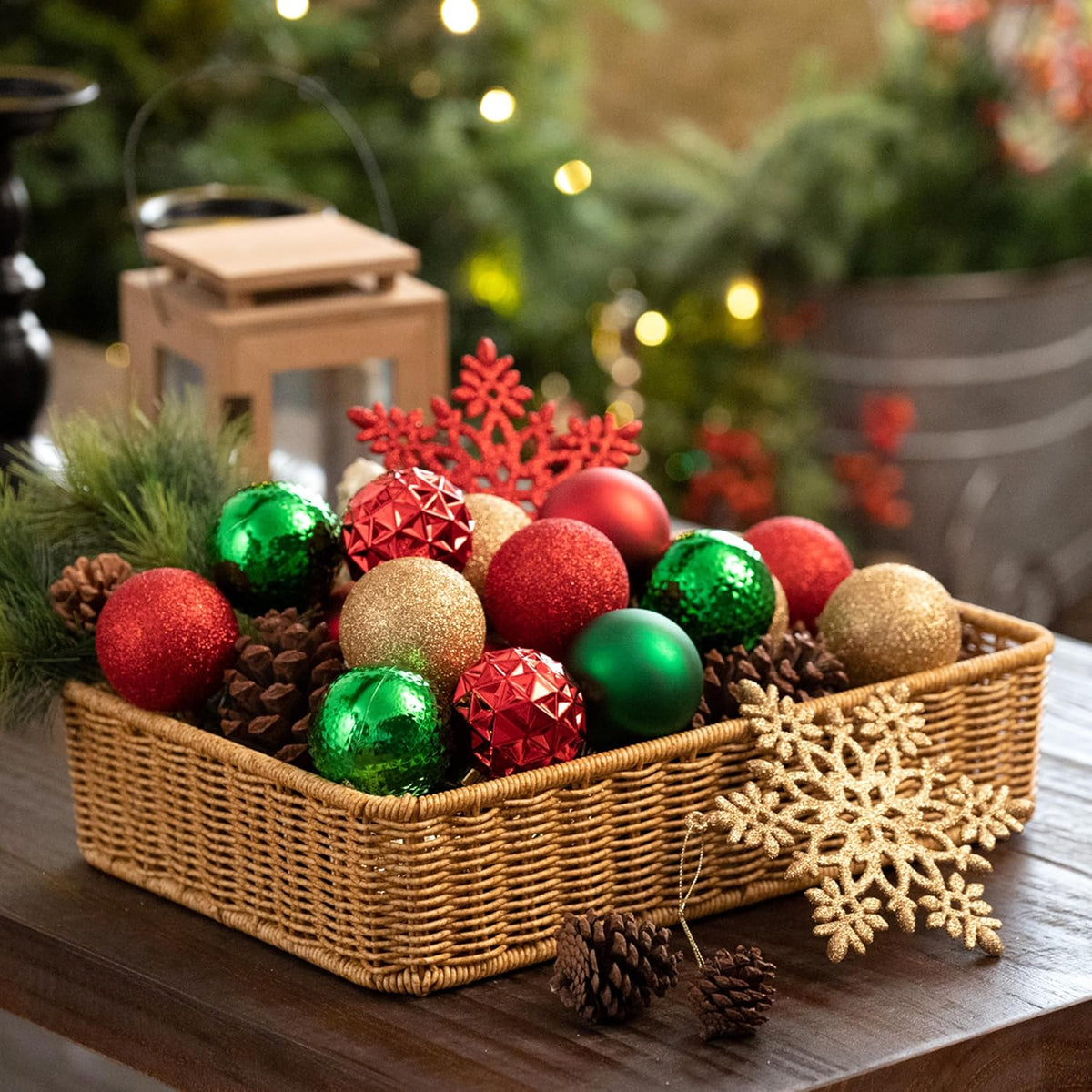 Valery Madelyn 50ct Christmas Tree Decorations Ball Ornaments 2.36 Inches