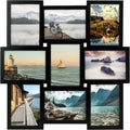 Malden Layered Collage Picture Frame, 9 Option, 9-5x7, Black
