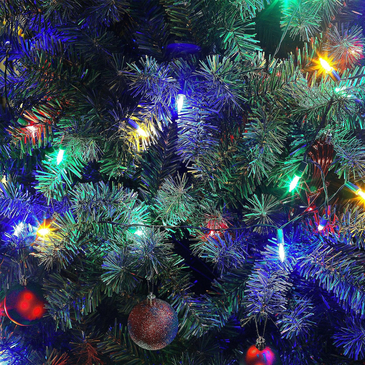 Joliyoou 16Ft 50LEDs Christmas Mini String Lights, 4 Packs