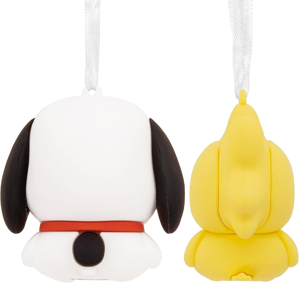 Hallmark Better Together Snoopy and Woodstock Magnetic Christmas Ornaments for Tree, Set of 2