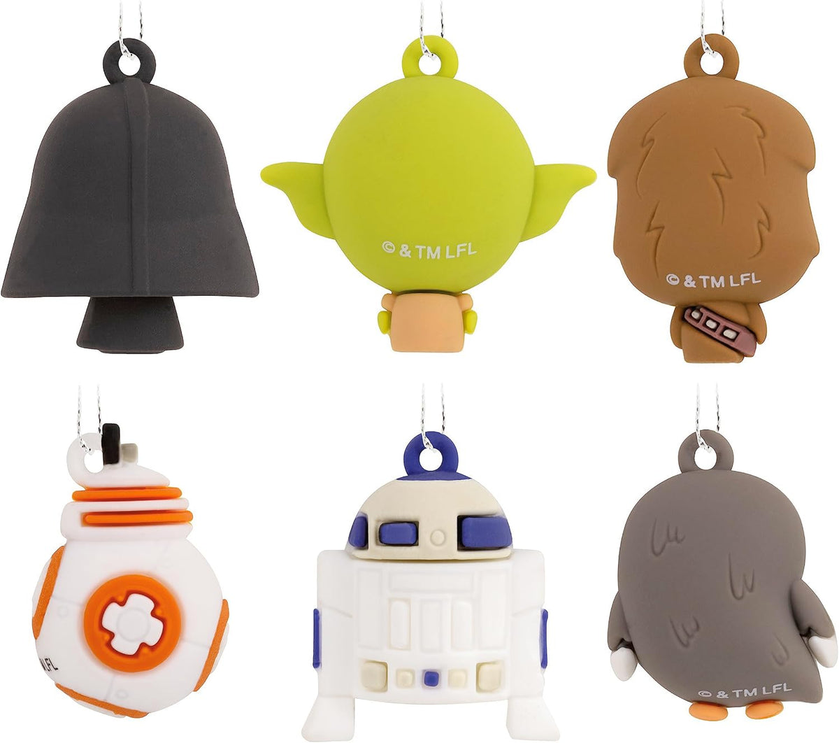 Hallmark Star Wars Characters Miniature Christmas Ornaments, Set of 6, May The 4th
