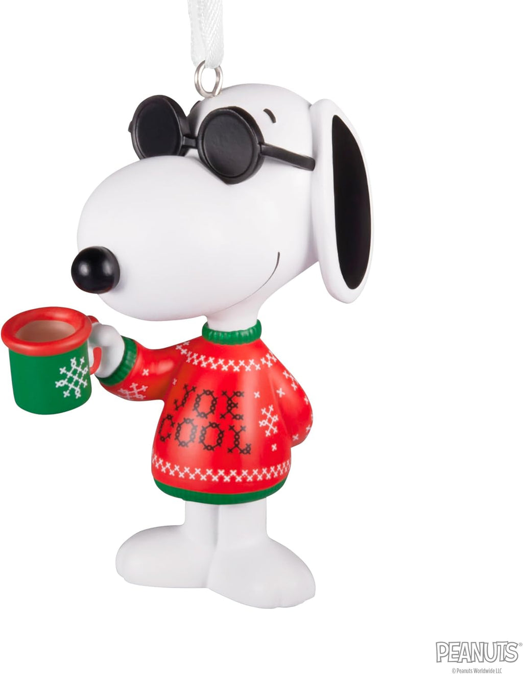 Hallmark Peanuts Christmas Ornament (Festive Joe Cool)