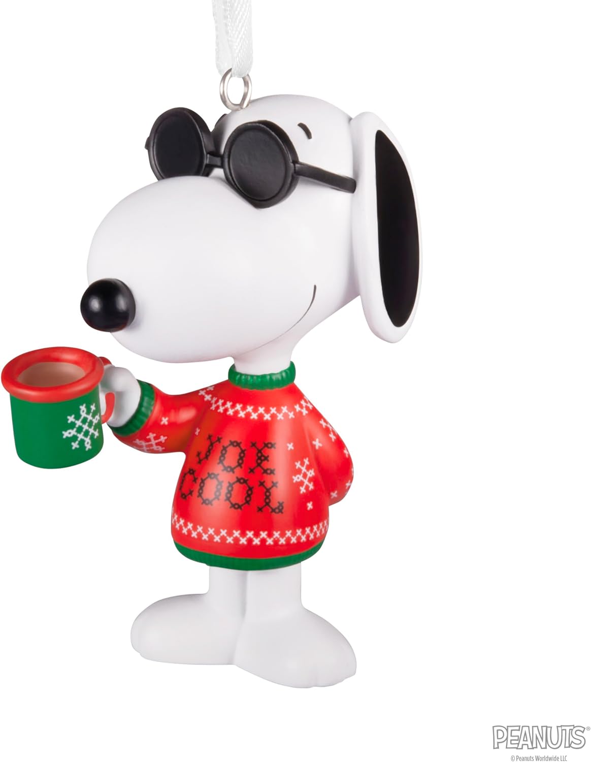 Hallmark Peanuts Christmas Ornament (Festive Joe Cool)
