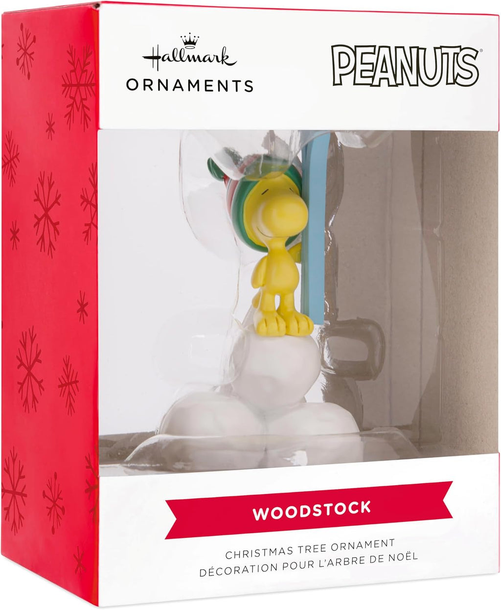 Hallmark Peanuts Woodstock with Snowballs Christmas Ornament