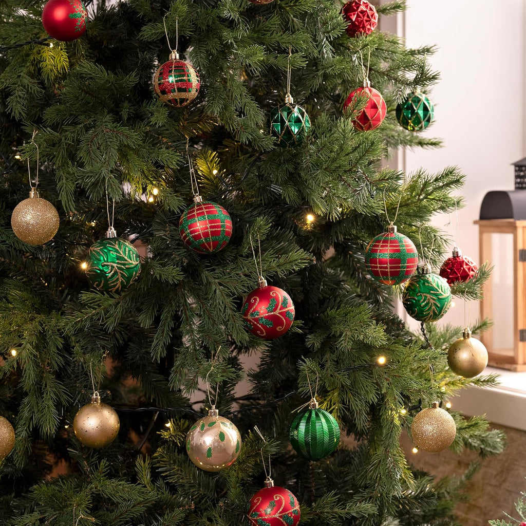 Valery Madelyn 35ct Christmas Tree Decorations Ball Ornaments 2.76 Inches