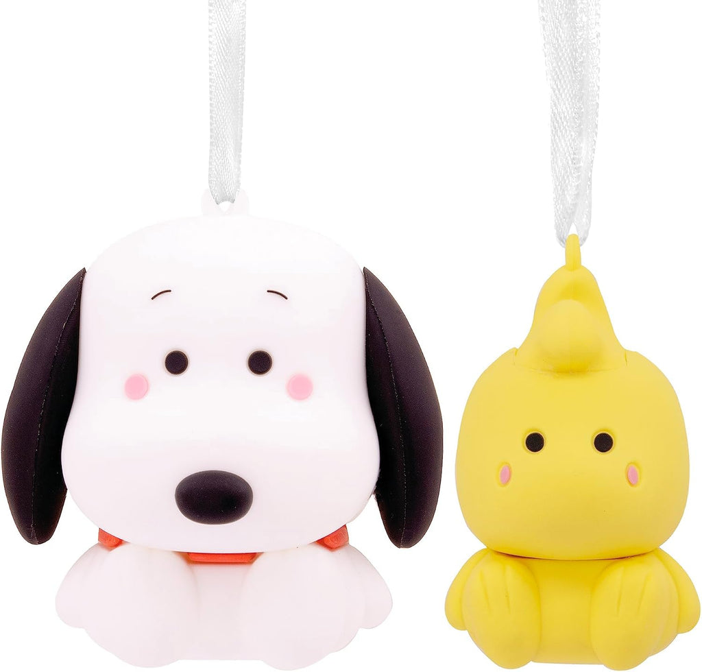 Hallmark Better Together Snoopy and Woodstock Magnetic Christmas Ornaments for Tree, Set of 2
