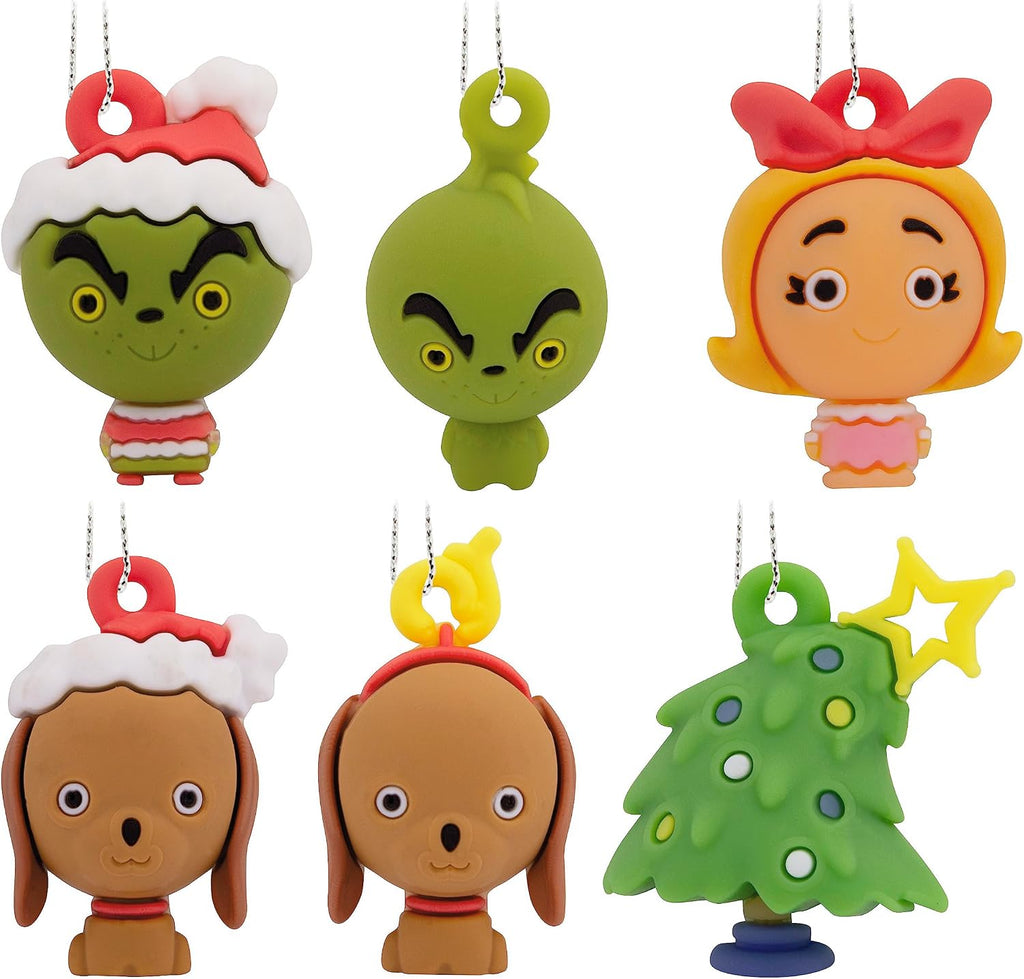 Hallmark Dr. Seuss How The Grinch Stole Christmas! Miniature Christmas Ornaments, Set of 6