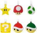 Hallmark Mini Nintendo Christmas Ornaments (Super Mario) Set of 6