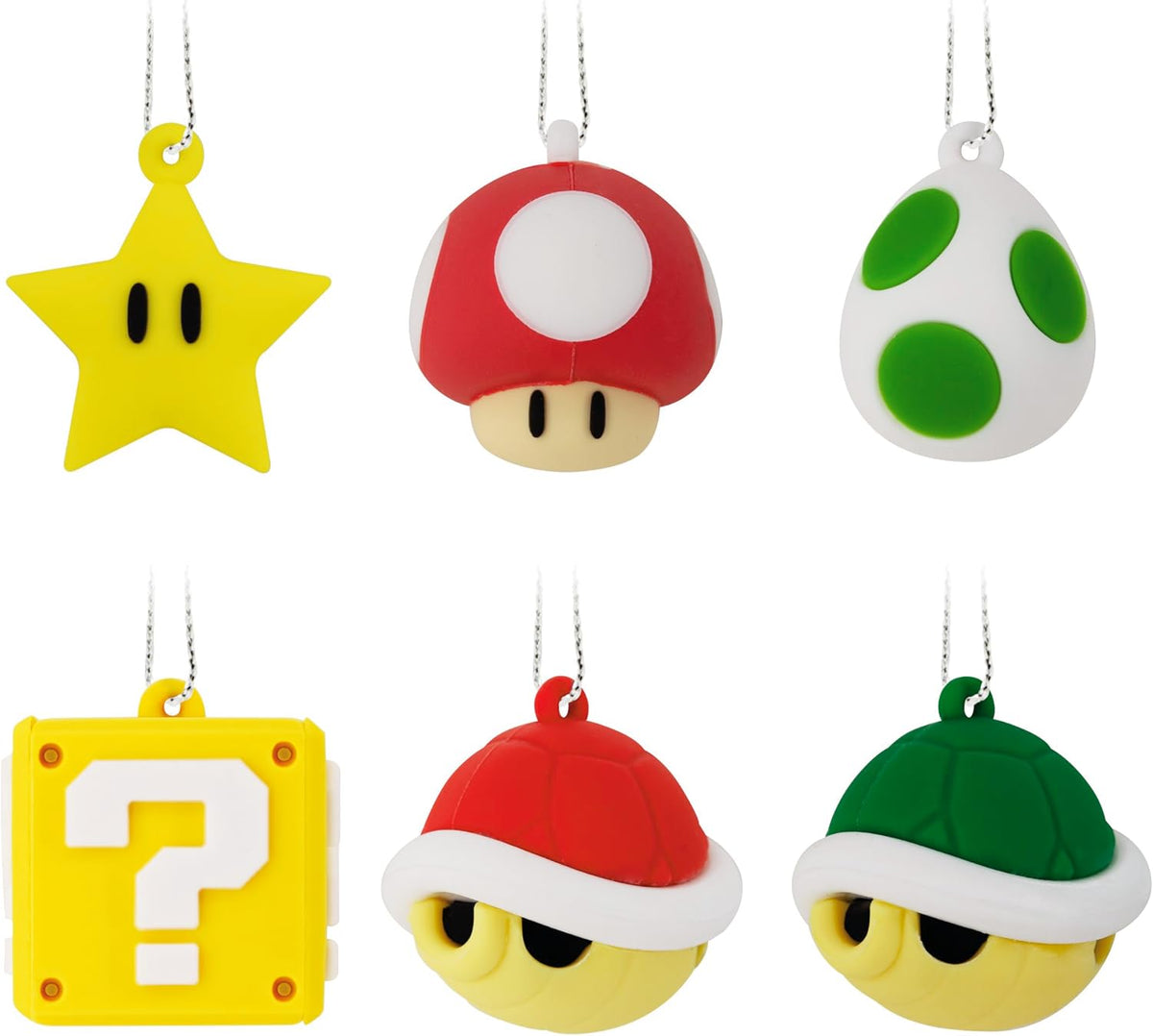 Hallmark Mini Nintendo Christmas Ornaments (Super Mario) Set of 6