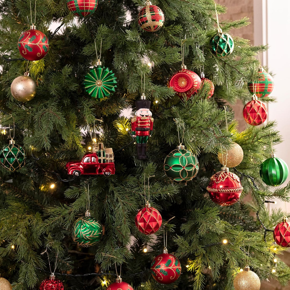 Valery Madelyn 80ct Christmas Tree Decorations Ball Ornaments Set