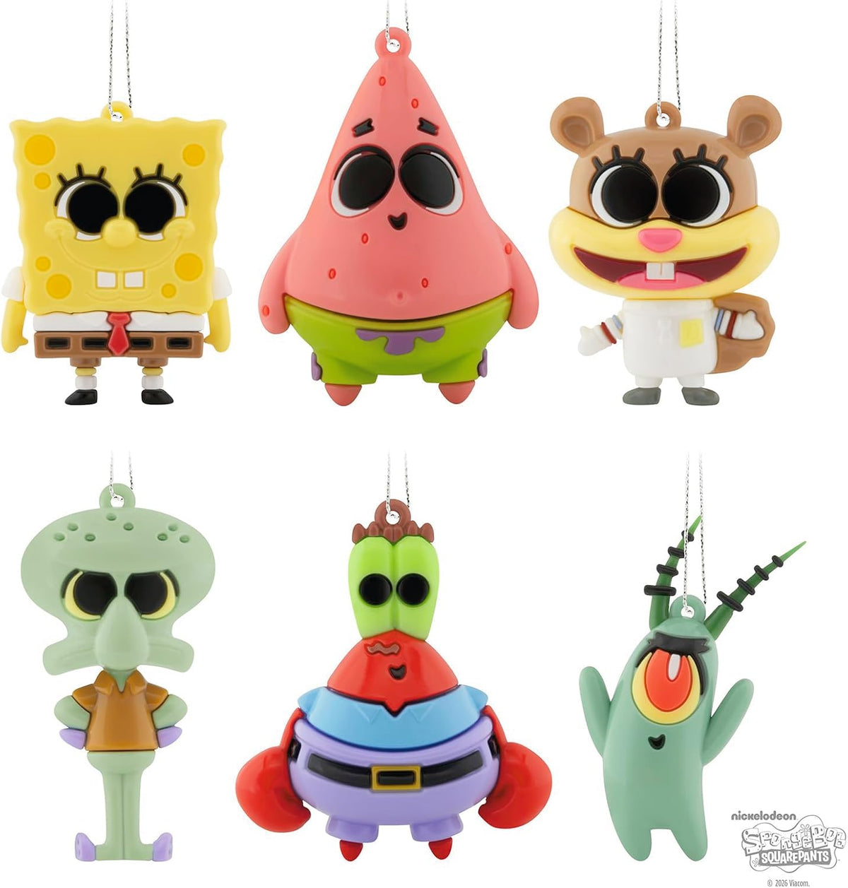 Hallmark Spongebob Mystery Christmas Ornaments (Blind Box, Set of 2)