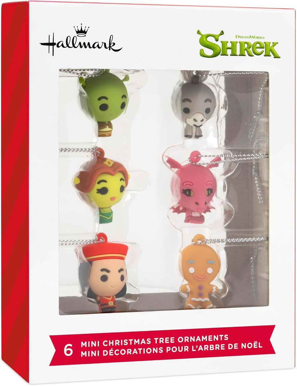 Hallmark Mini Shrek Christmas Ornaments (Set of 6)