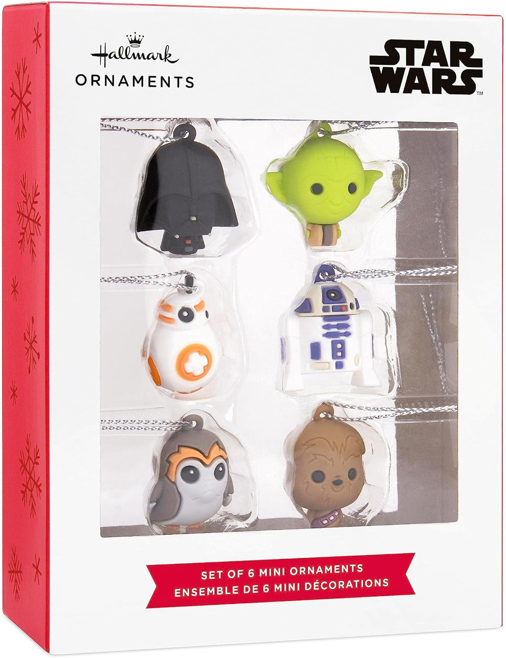 Hallmark Star Wars Characters Miniature Christmas Ornaments, Set of 6, May The 4th